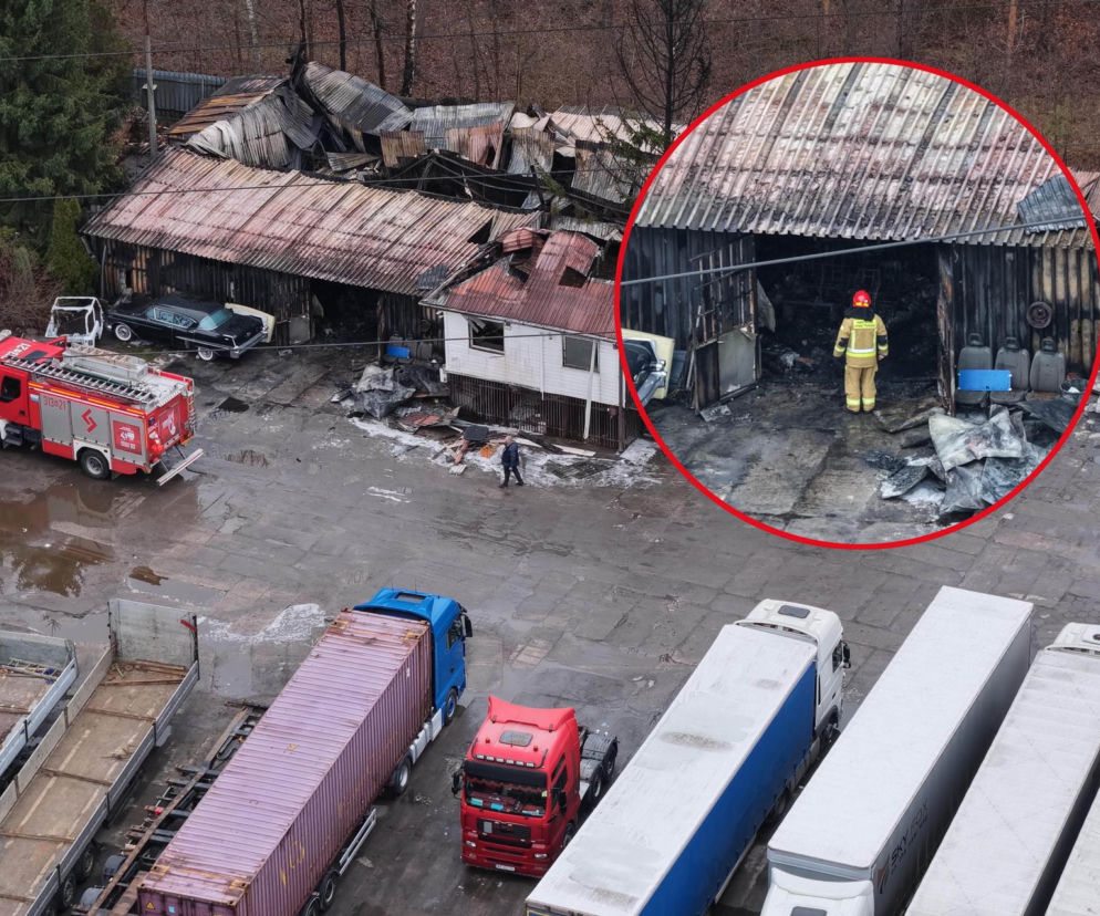 Potężny pożar hali w Warszawie. Wszystko spłonęło, zostały tylko zgliszcza