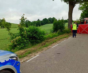 Śmiertelny wypadek w gm. Kiwity. Dwaj młodzi mężczyźni zginęli pod Lidzbarkiem Warmińskim
