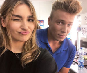 Barwy szczęścia po wakacjach 2018. Klara (Olga Jankowska), Patryk (Konrad Skolimowski)