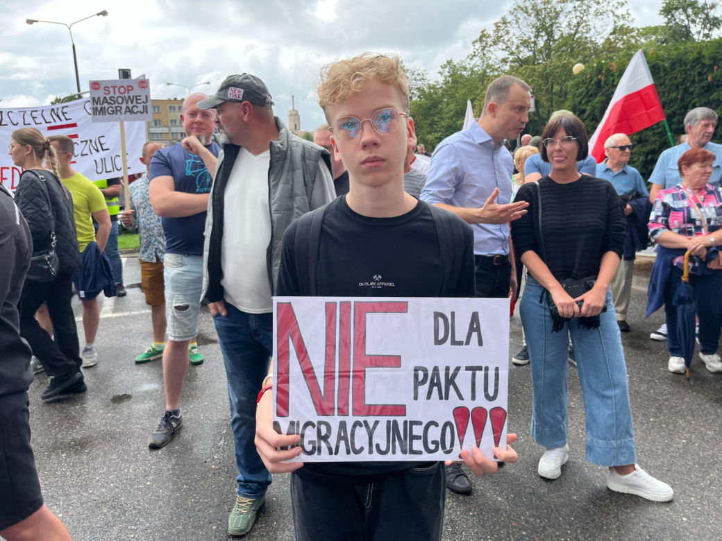 Protest Konfederacji w Siedlcach zgromadził ok. 600 osób