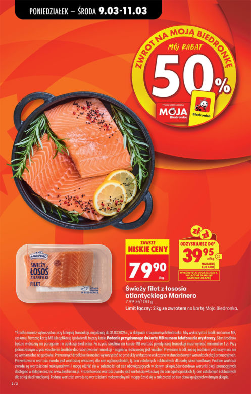 Biedronka - gazetka promocyjna 9.03.2026
