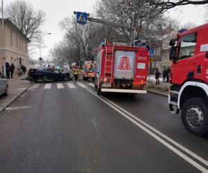 Podkarpackie. Pijany syn policjanta spowodował wypadek [ZDJĘCIA]