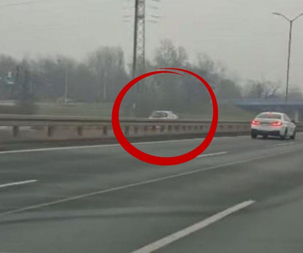 Groźny incydent na DTŚ. Kierowca jechał pod prąd w kierunku Katowic