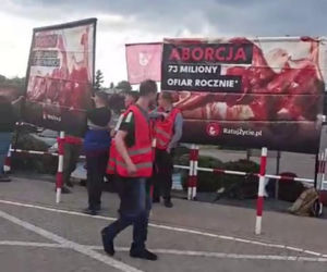 Różaniec przed szpitalem w Lublinie
