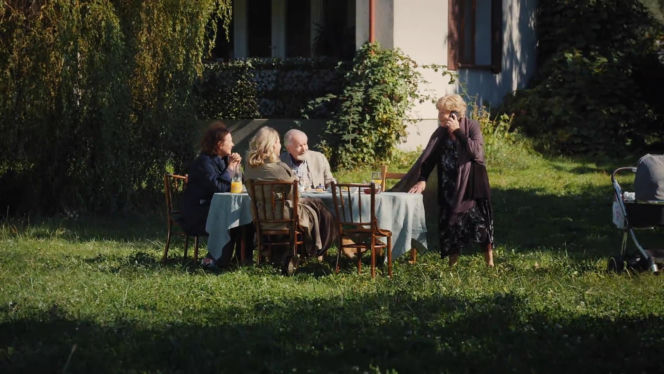 M jak miłość odc. 1910. Karol Kosowski (Stanisław Brejdygant), Judyta (Paulina Chruściel), Marysia (Małgorzata Pieńkowska), Barbara (Teresa Lipowska)