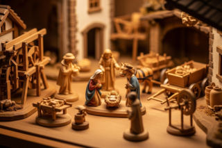 Ruchoma szopka w Różance. Co kryje się za sukcesem pana Stanisława?