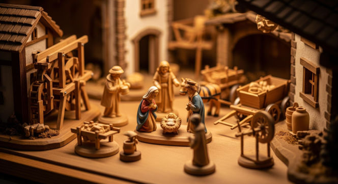 Ruchoma szopka w Różance. Co kryje się za sukcesem pana Stanisława?