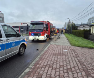 Przewrócona ciężarówka blokuje ruch na DK94 pod Brzeskiem