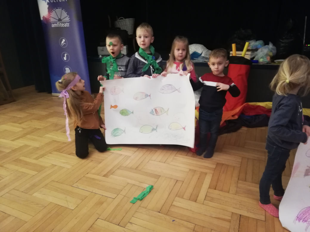 Złota rybka spełniała dziecięce marzenia w Kuźni Artystycznej.