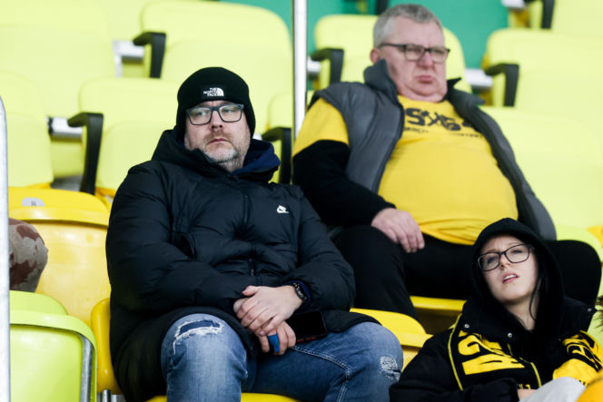 GKS Katowice - Pogoń Szczecin, zdjęcia kibiców i zawodników z meczu 17. kolejki PKO BP Ekstraklasy