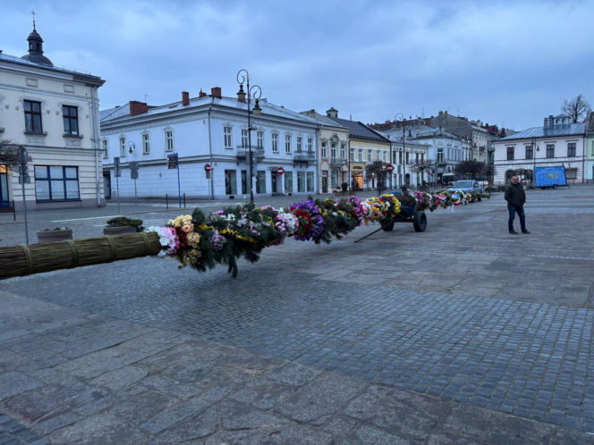 Palma wielkanocna na nowosądeckim Rynku