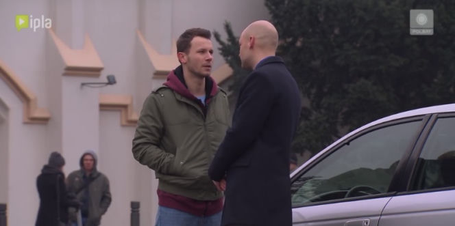 Pierwsza miłość odc. 2287. Ted (Sindre Sandemo), Radek (Mateusz Banasiuk)