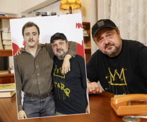 Arkadiusz Jakubik pokazał się z synem! Podobny do taty? Zagrali razem w filmie o Kuroniu