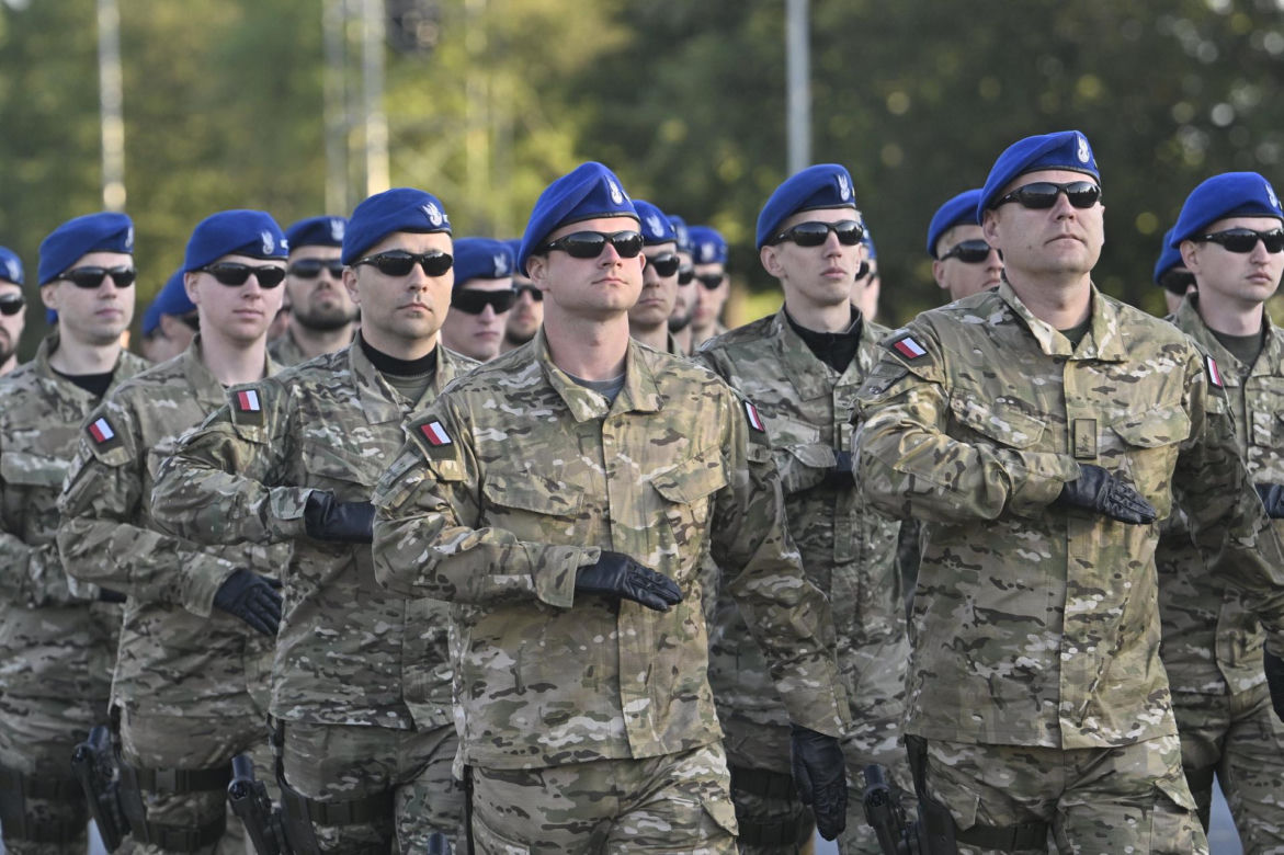 Próba generalna defilady wojskowej w Warszawie