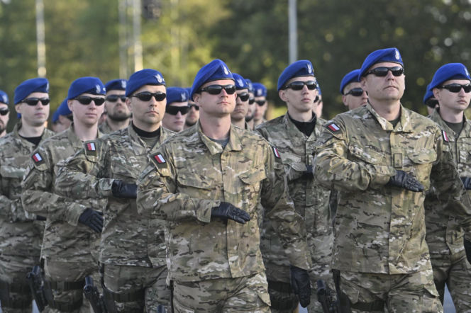Próba generalna defilady wojskowej w Warszawie