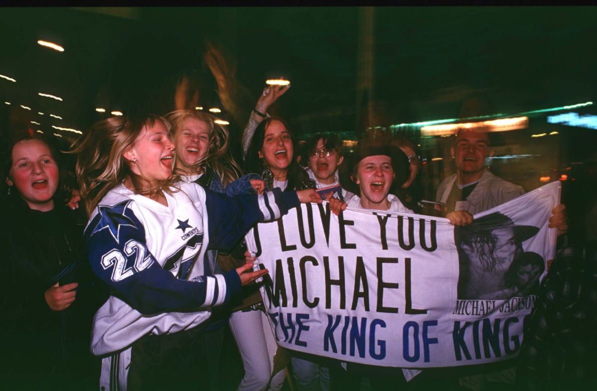 Michael Jackson w Warszawie, 1996r.