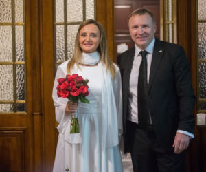 Państwo Kurscy już po ślubie