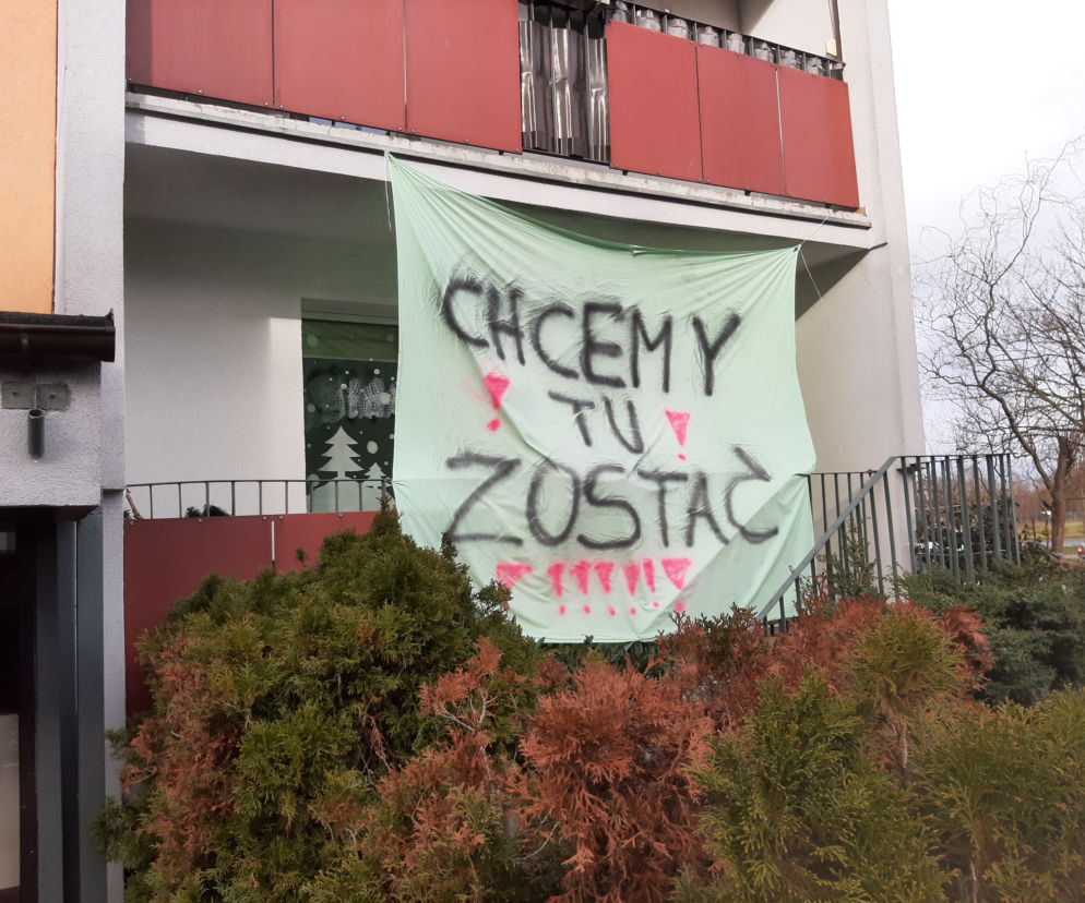 Transparent na budynku przedszkola nr 180 w Poznaniu