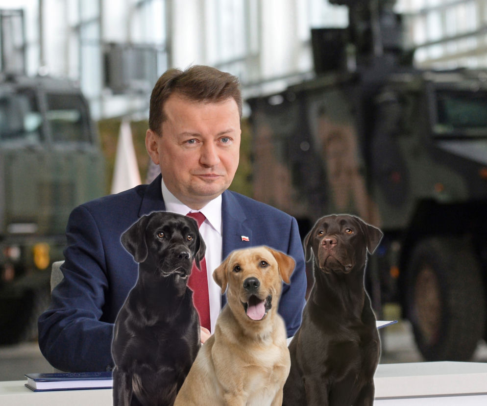 Mariusz Błaszczak i armia psów