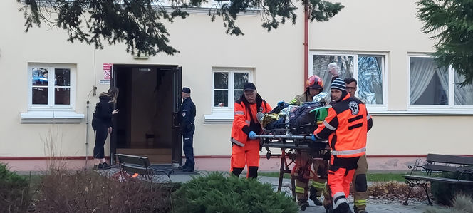 Próbna ewakuacja w zamojskim "rolniczaku"