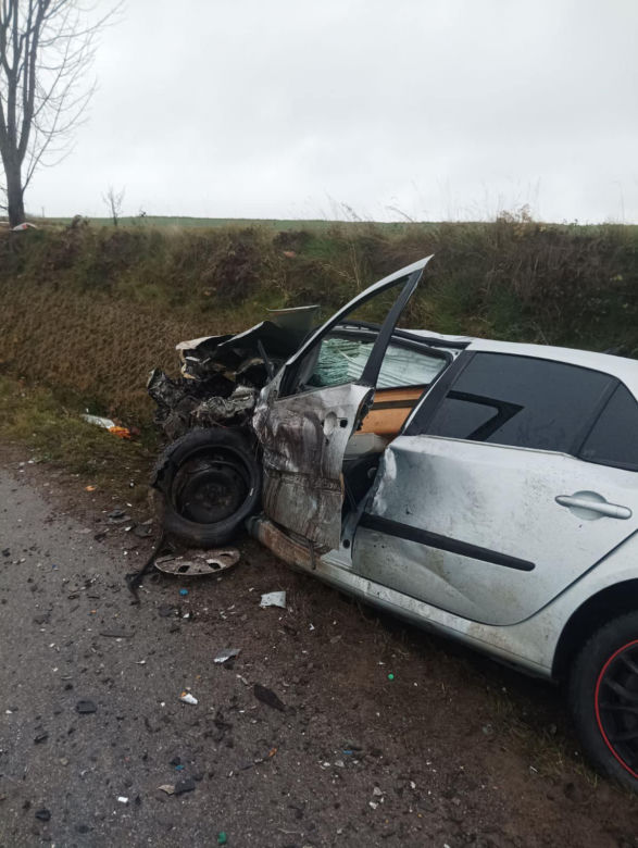 Wypadek w Wieloborowicach. Jeden z kierowców kompletnie pijany. 