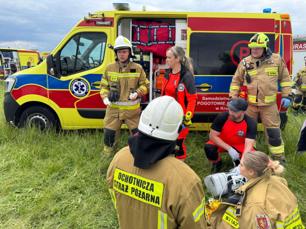 Wypadek podczas wyścigu w Krośnie. Wielu poszkodowanych 