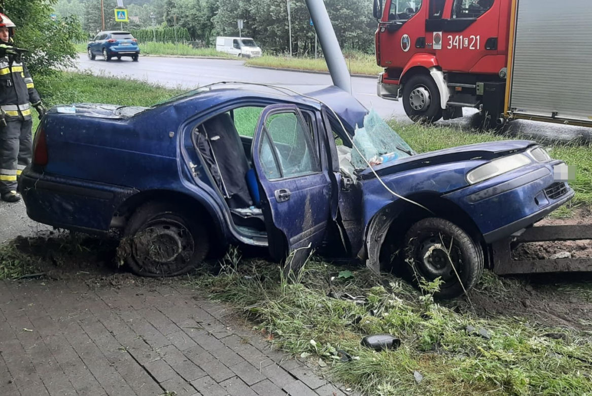 Wypadek na Szosie Chełmińskiej w Toruniu