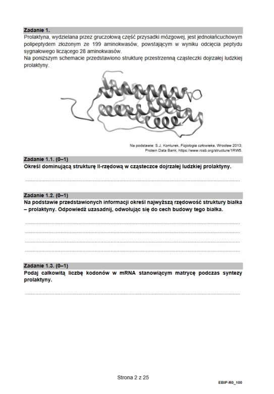 Matura biologia rozszerzona 2021 - arkusz CKE
