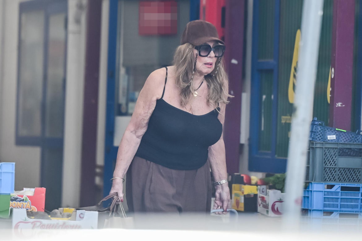 Agnieszka Perepeczko wystroiła się na bazar