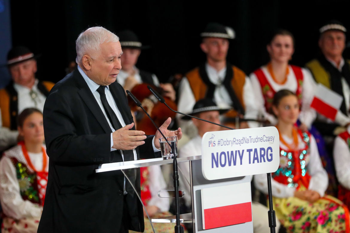 Jarosław Kaczyński w Nowym Targu