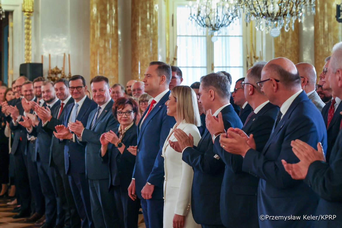 Karol Nawrocki na Zamku Królewskim 