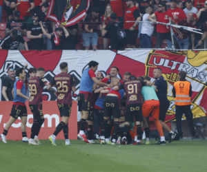 Widzew Łódź - Piast Gliwice: Zdjęcia kibiców i zawodników z meczu 34. kolejki PKO BP Ekstraklasy