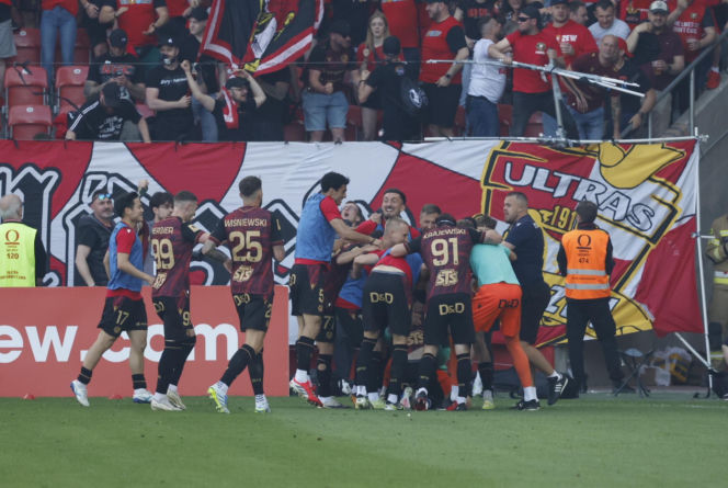 Widzew Łódź - Piast Gliwice: Zdjęcia kibiców i zawodników z meczu 34. kolejki PKO BP Ekstraklasy