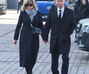 Rodzina na pogrzebie Królikowskiego