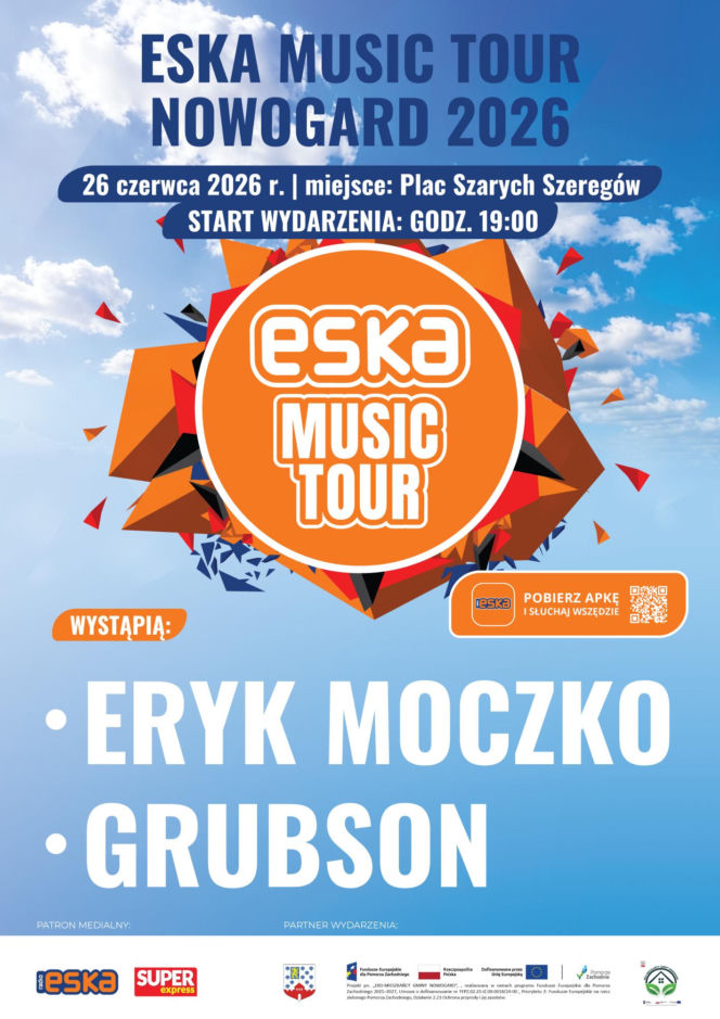 ESKA Music Tour zawita do Nowogardu. Na scenie gwiazdy wielkiego formatu!