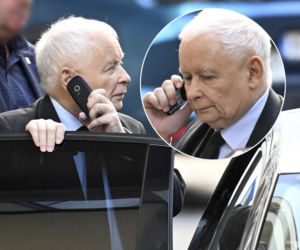 Kaczyński ma kultowy telefon komórkowy! Taki hicior, że głowa mała!