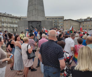 Lex TVN - Protest w Łodzi