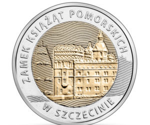 Pięciozłotówka z Zamkiem Książąt Pomorskich
