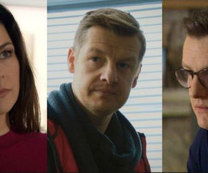 M jak miłość, odcinek 1369, Kinga (Katarzyna Cichopek), Paweł (Rafał Mroczek), Piotrek (Marcin Mroczek)