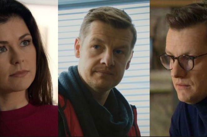 M jak miłość, odcinek 1369, Kinga (Katarzyna Cichopek), Paweł (Rafał Mroczek), Piotrek (Marcin Mroczek)