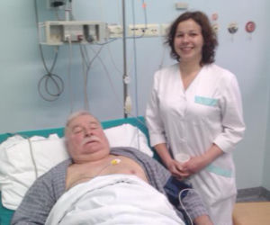 Lech Wałęsa w szpitalu 