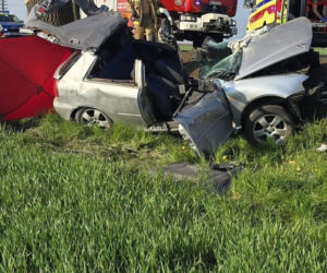 Dwie osoby zginęły w roztrzaskanym Audi. Potworny widok na miejscu