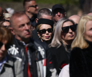 Doda na pogrzebie Łukasza Litewki