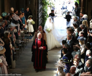 ŚLUB KSIĘCIA HARRY'EGO Z MEGHAN MARKLE - KOŚCIÓŁ.