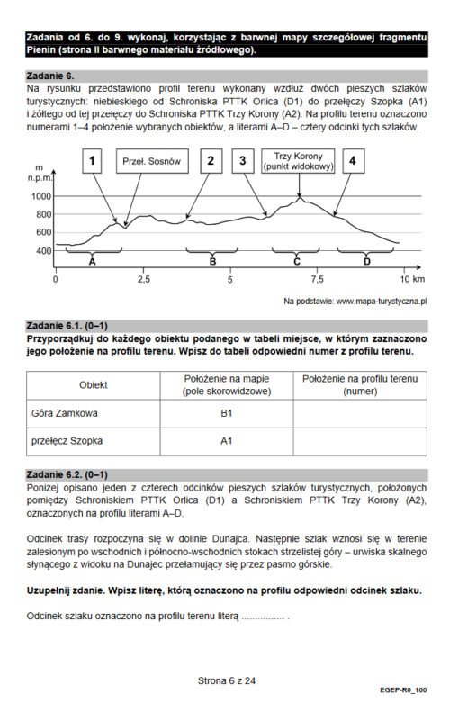 Matura geografia rozszerzona 2021 - arkusz CKE