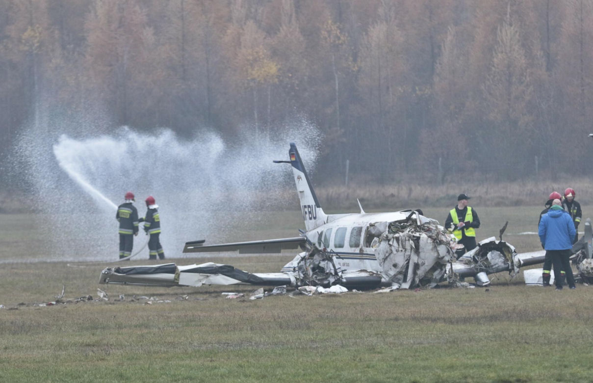Katastrofa lotnicza na lotnisku Aeroklubu Ziemi Lubuskiej w Przylepie 
