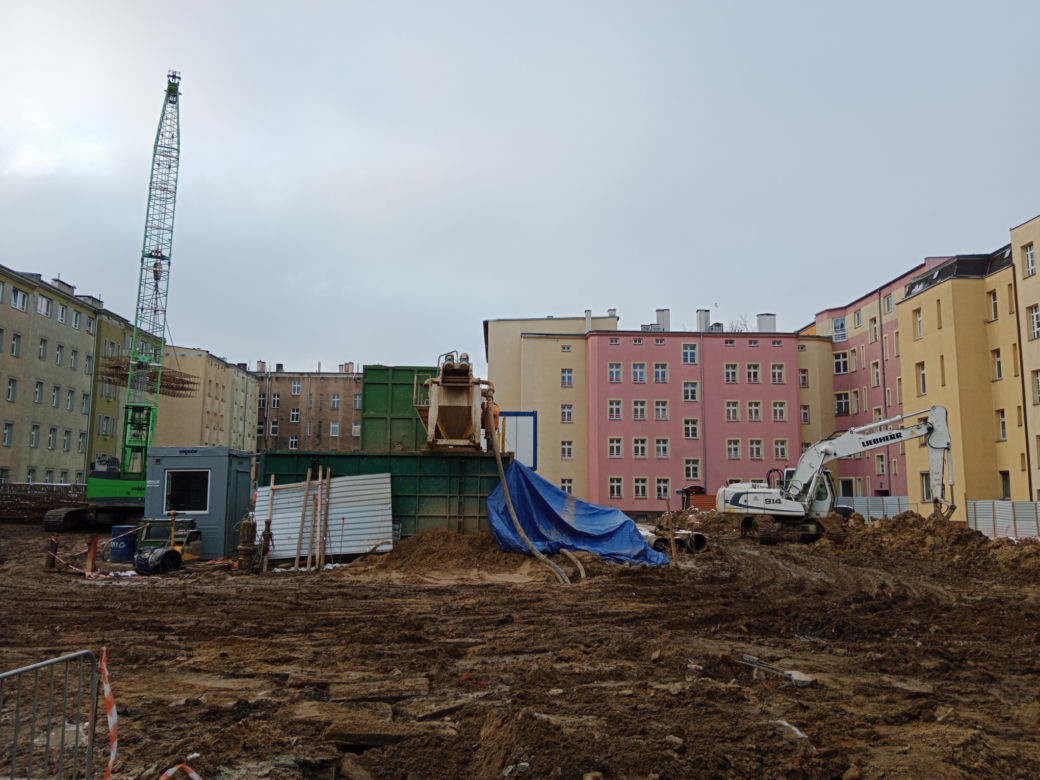 Przebudowa wnętrza Kwartału 36