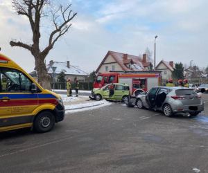 Poważny wypadek na skrzyżowaniu Ugory i Sadowej w Toruniu