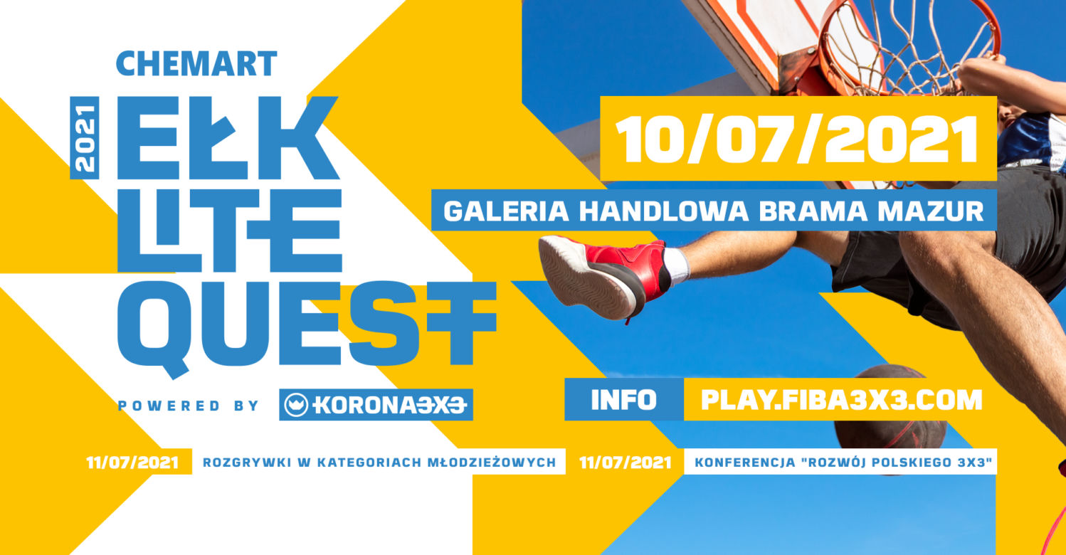 Mazury przejmują polskie 3x3: turniej koszykówki ulicznej w Ełku