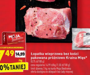 łopatka wieprzowa 7,49 zł